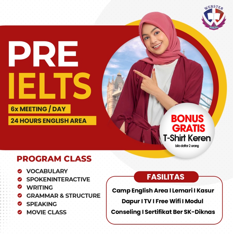 Program Pre IELTS 1Bulan